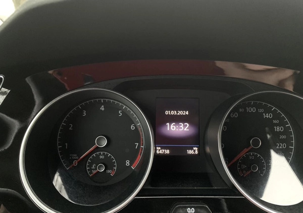 Volkswagen Touran cena 86000 przebieg: 64738, rok produkcji 2019 z Siedlce małe 106